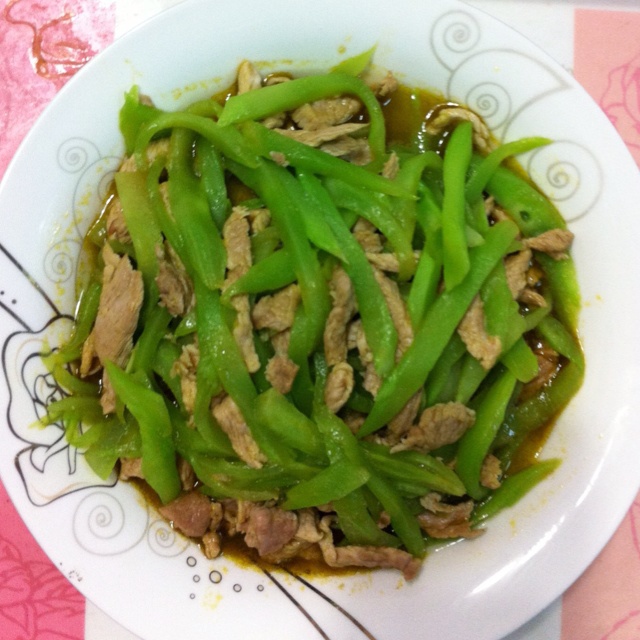 莴笋炒肉丝