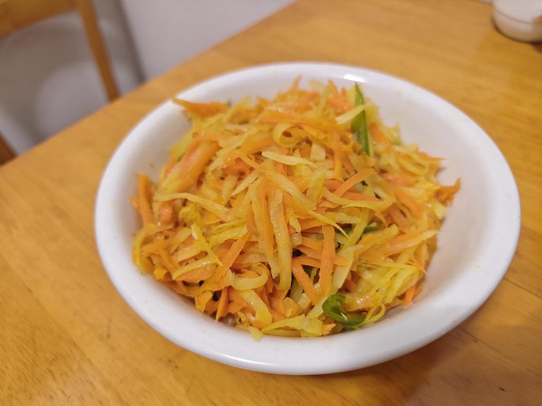 醋溜土豆胡萝卜丝