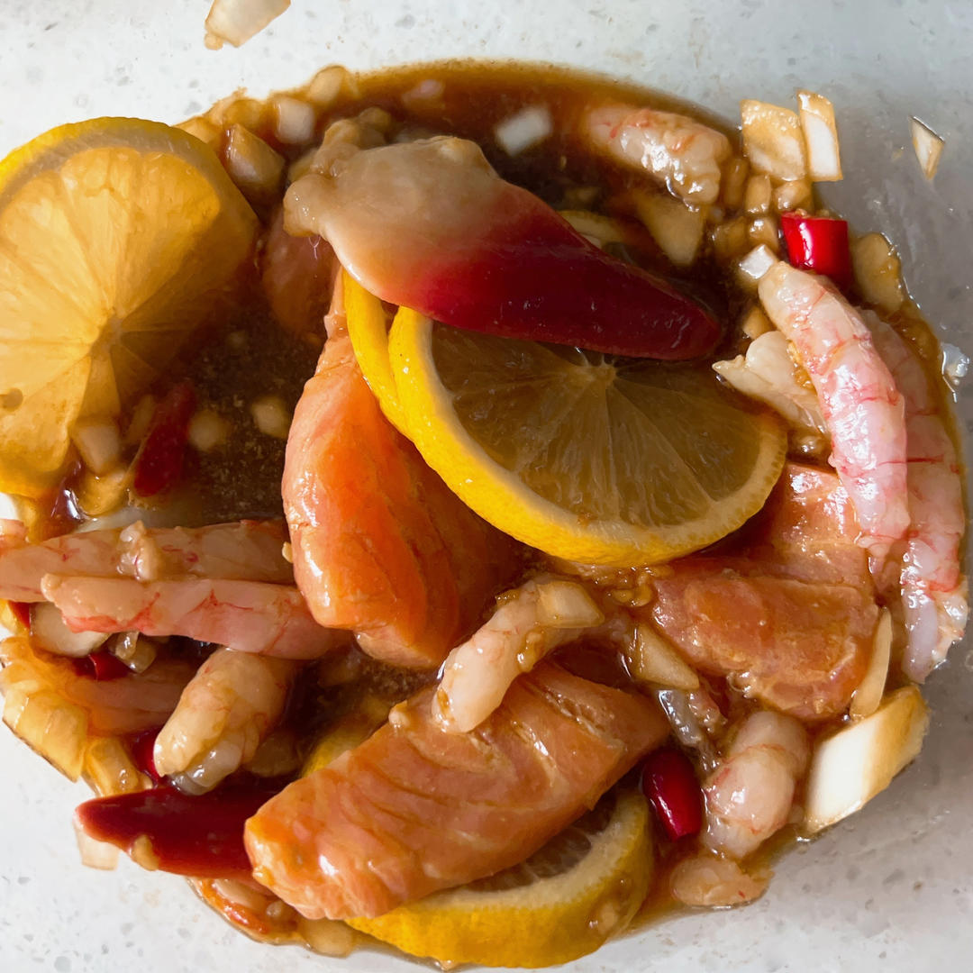 泰式生腌三文鱼