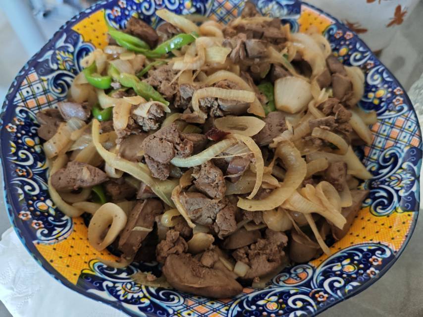 爆炒鸡肝