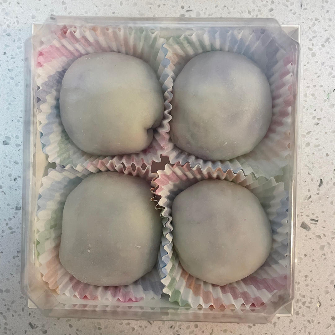 奶香芋泥糯米糍，简单快手免烤箱！附教程
