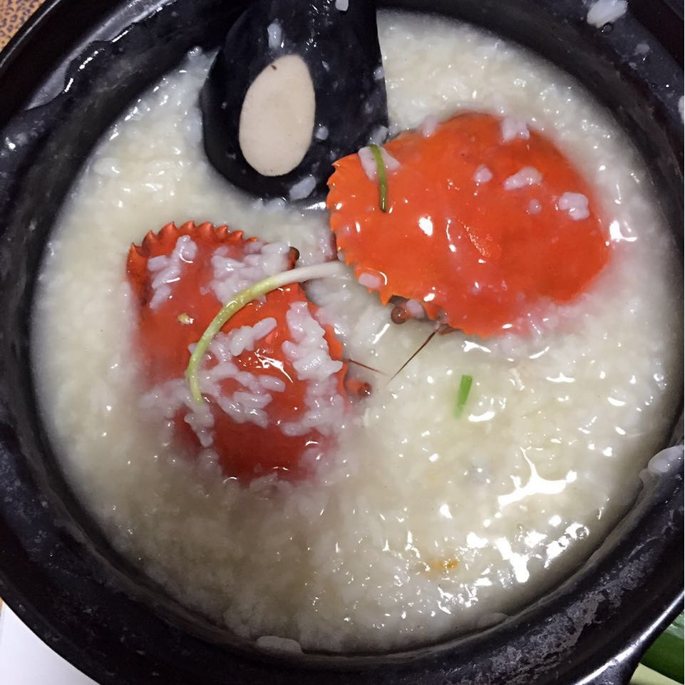 生滚花蟹粥