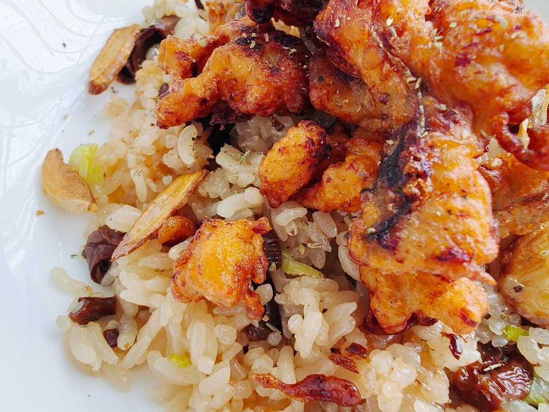 挪威海产丨蒜香青花鱼饭的做法