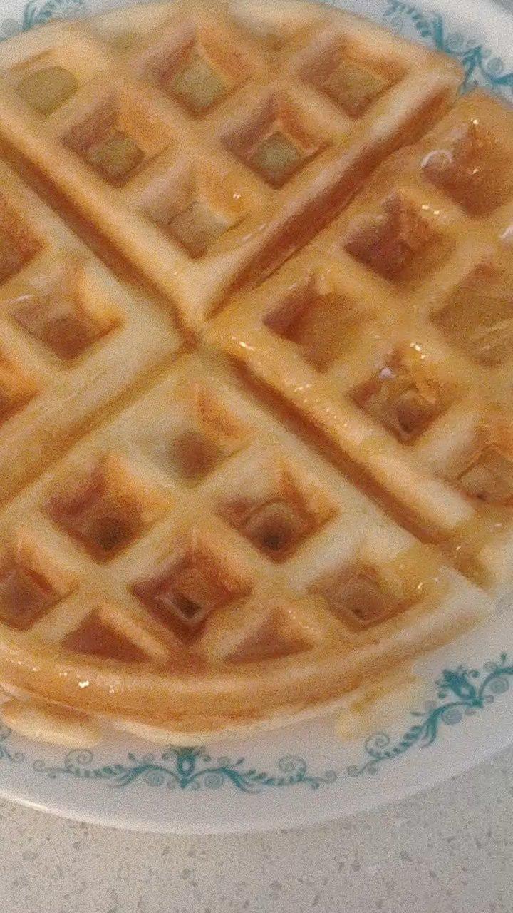 低卡快手早餐机华夫饼