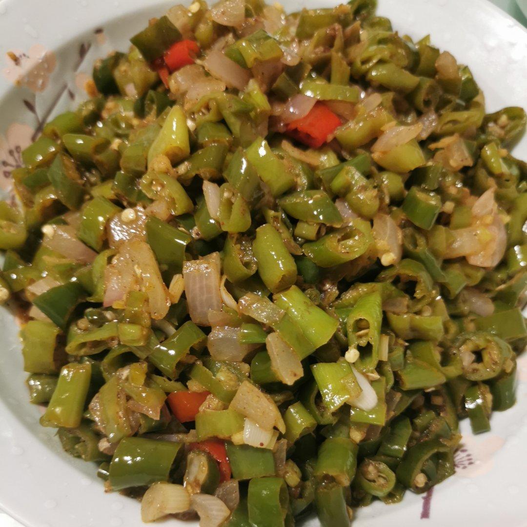 炒（杭椒）线椒【陕西人最爱的馍夹辣子】下饭菜
