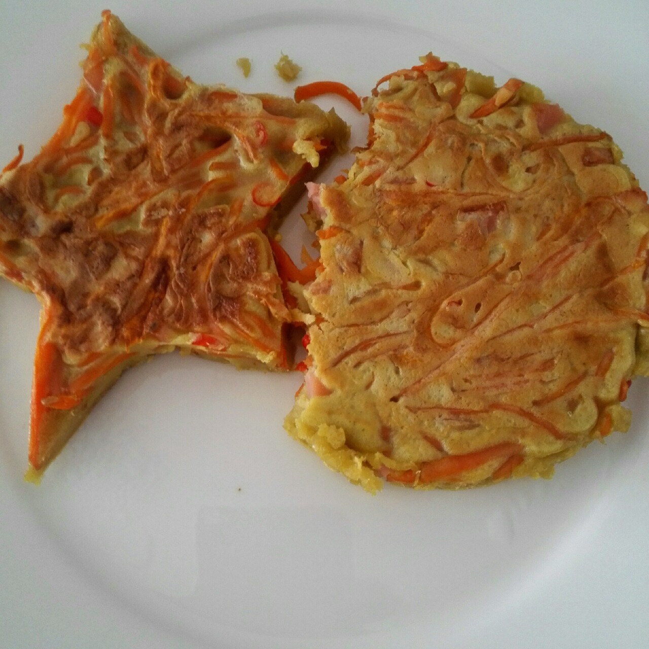 胡萝卜鸡蛋饼