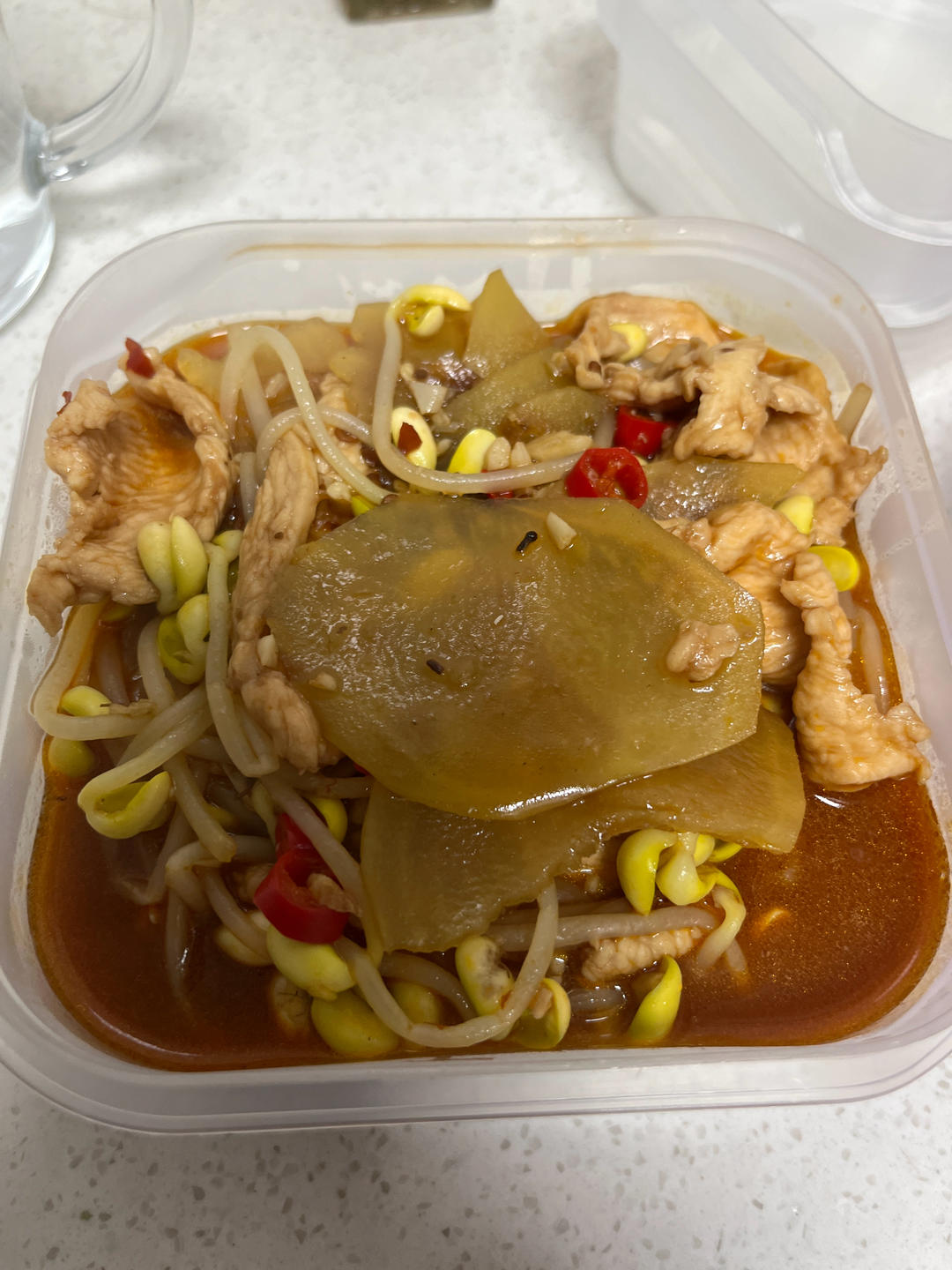 跟四川朋友学的水煮肉片 这也太香了！！
