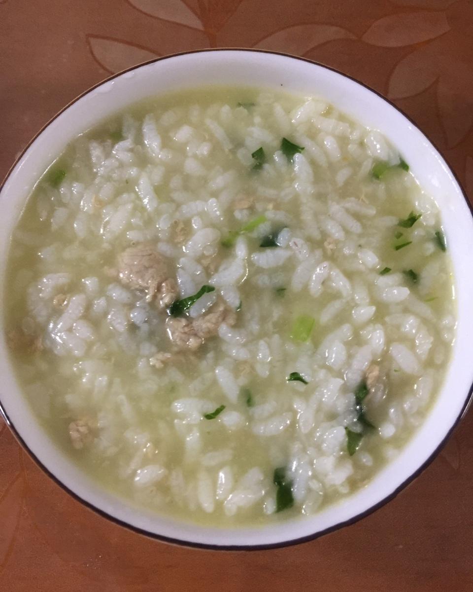 养胃早餐🤣香菇肉丝粥