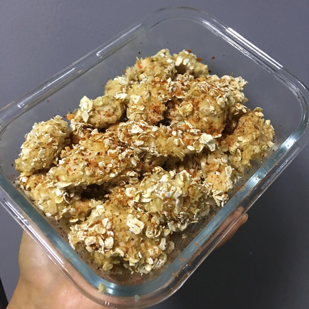低卡低脂烤箱版鸡米花