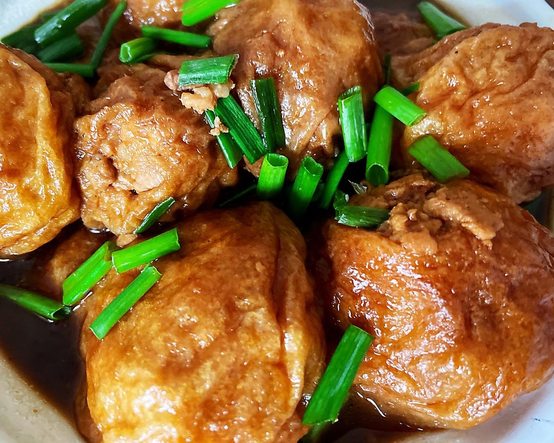 油面筋塞肉的做法