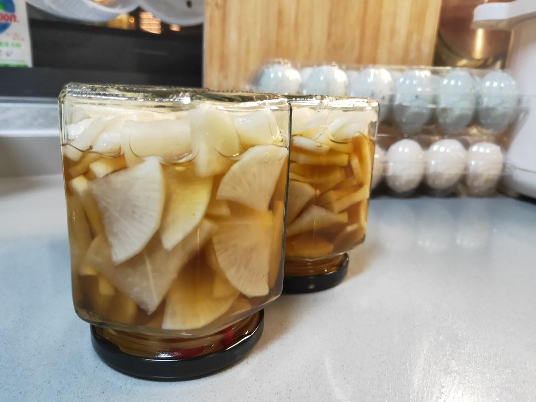 三步爽口酸酸辣辣腌萝卜片小咸菜
