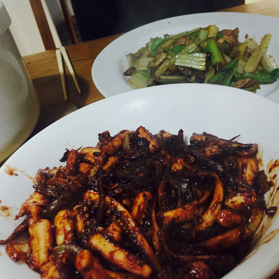 芹菜炒肉