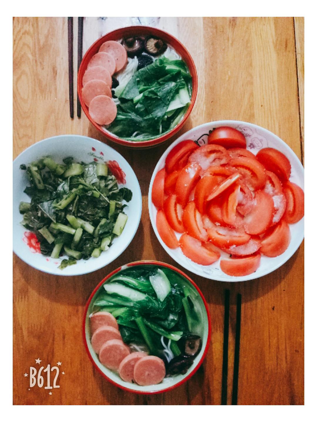 香菇火腿面