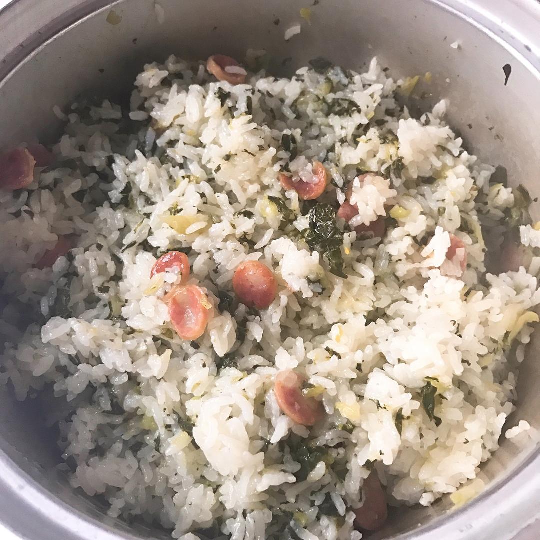 香肠菜饭