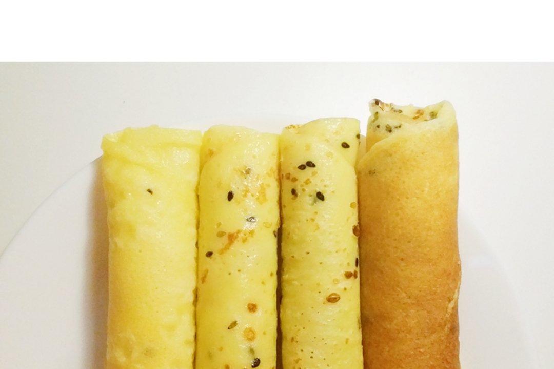 黑芝麻鸡蛋饼