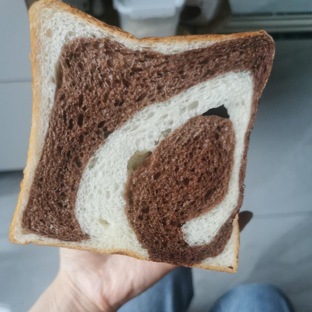 抹茶双色吐司