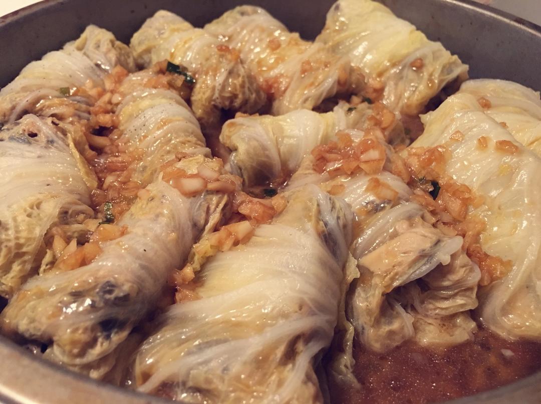 肉酿白菜卷