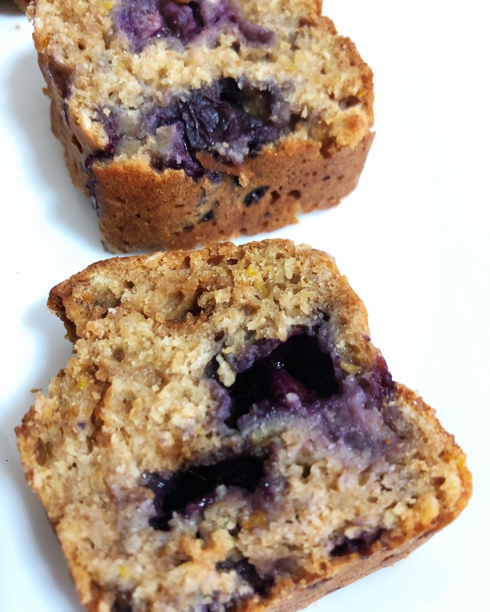 柠檬蓝莓快手面包丨健康·烘焙