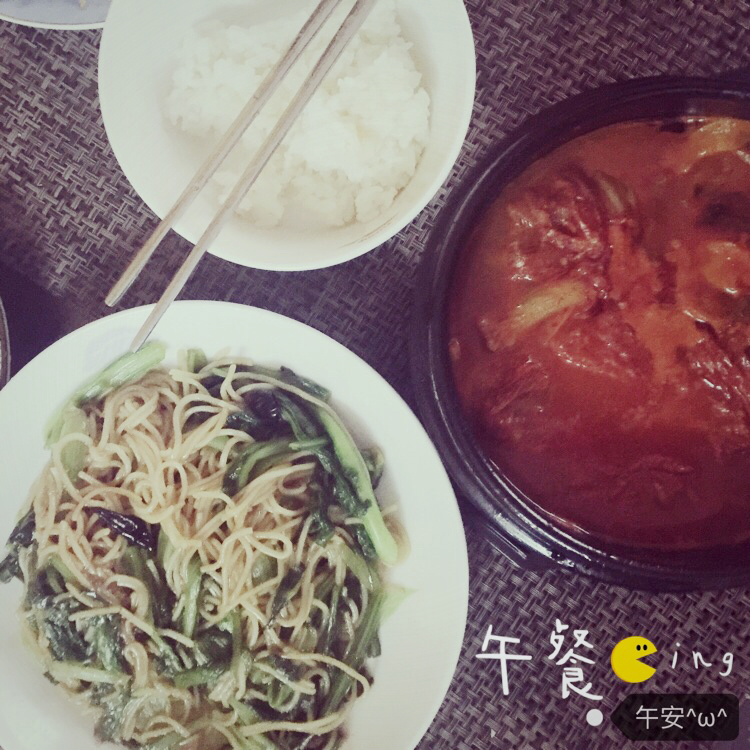 小白菜炝粉条