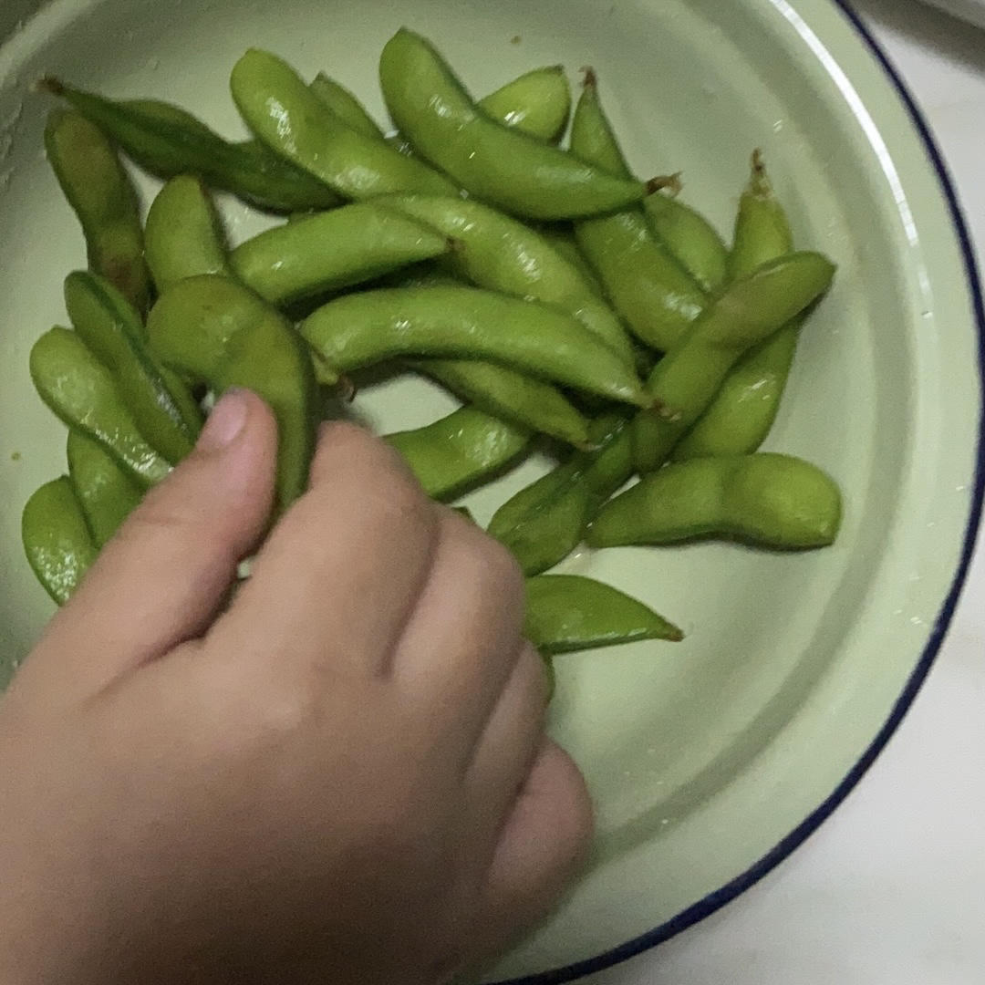 日式盐水毛豆
