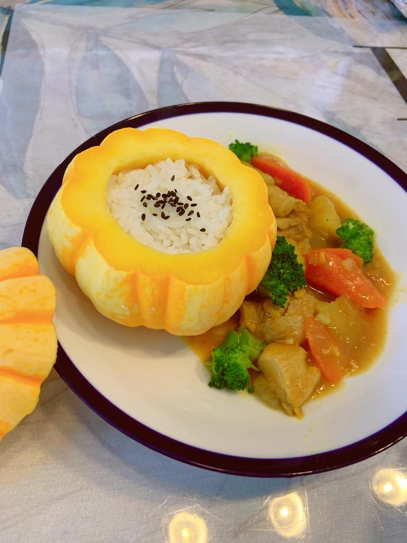 “一个南瓜”咖喱饭【曼食慢语】