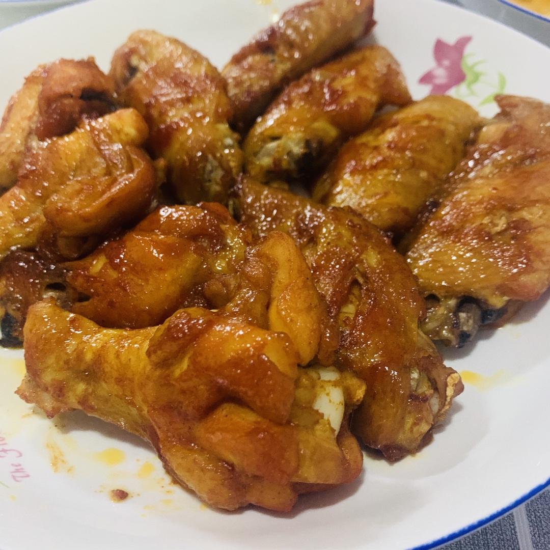 蜜汁烤鸡翅根