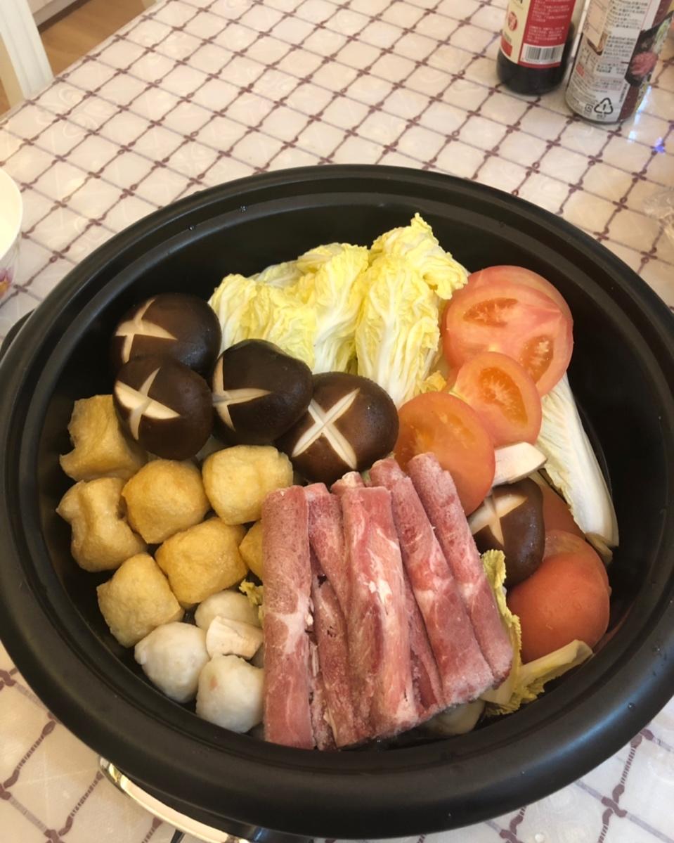 简洁版日式寿喜锅