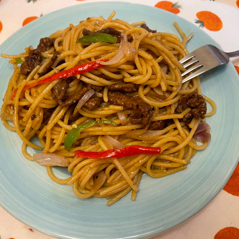 比餐厅好吃的黑椒牛柳意面🍝零失败简单教程