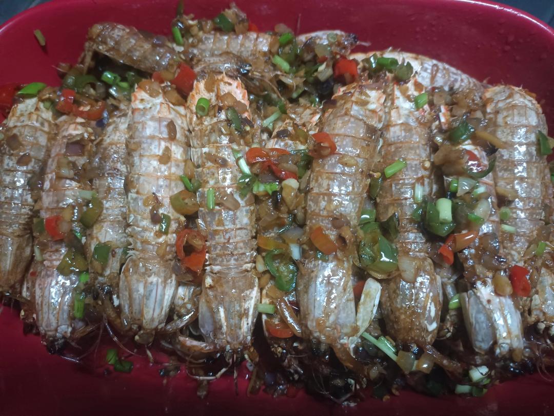 香脆椒盐爬爬虾