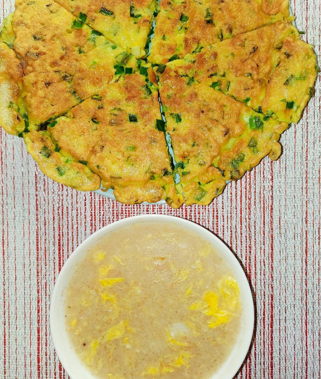 韭菜鸡蛋饼