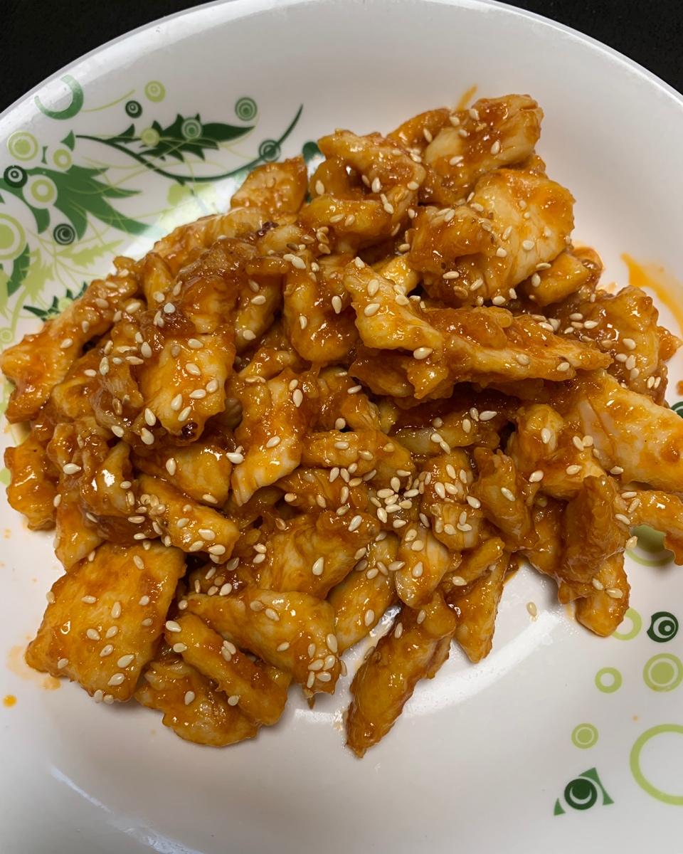 酸甜可口的糖醋里脊(鸡胸肉版)