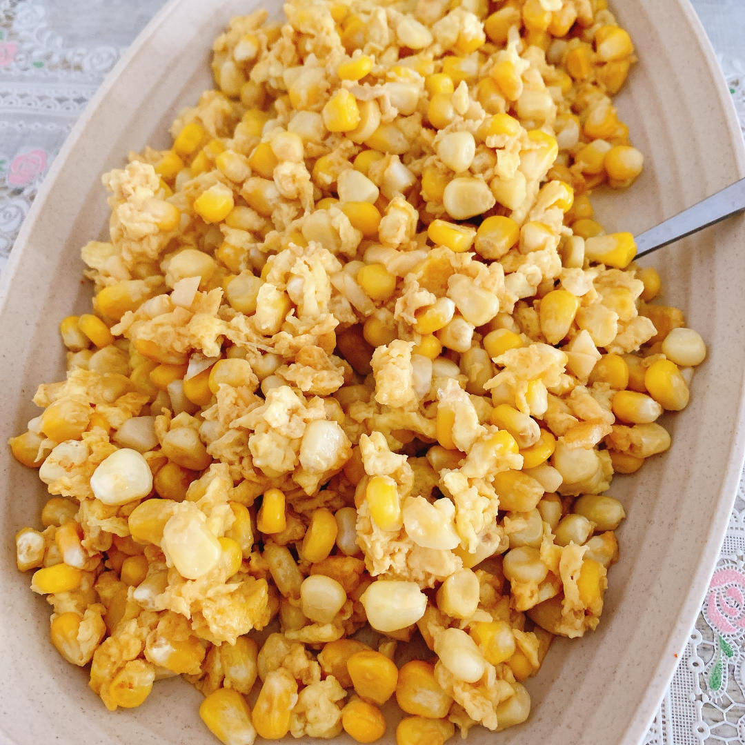 玉米粒炒鸡蛋