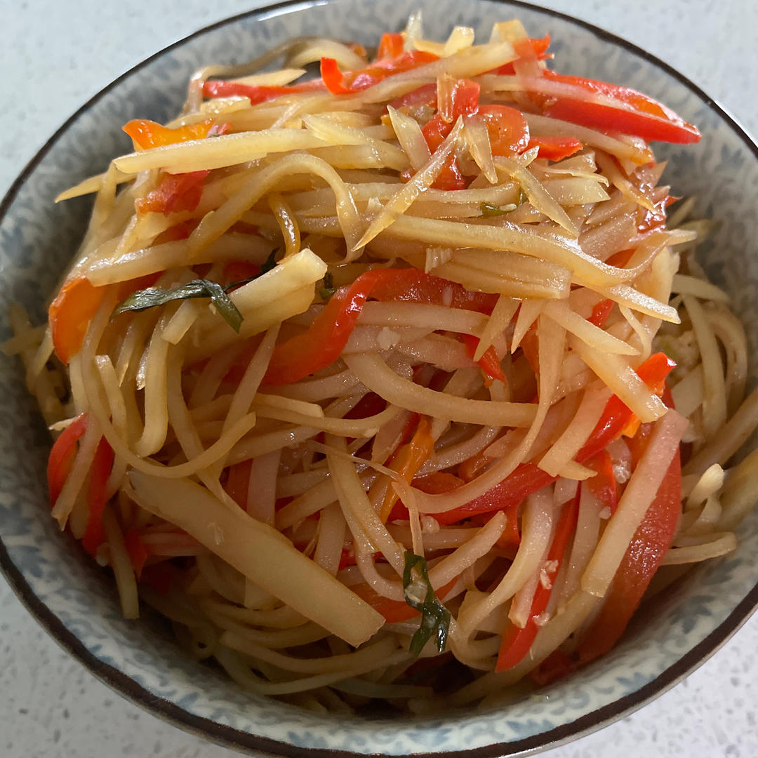 超级无敌下饭菜～酸辣土豆丝