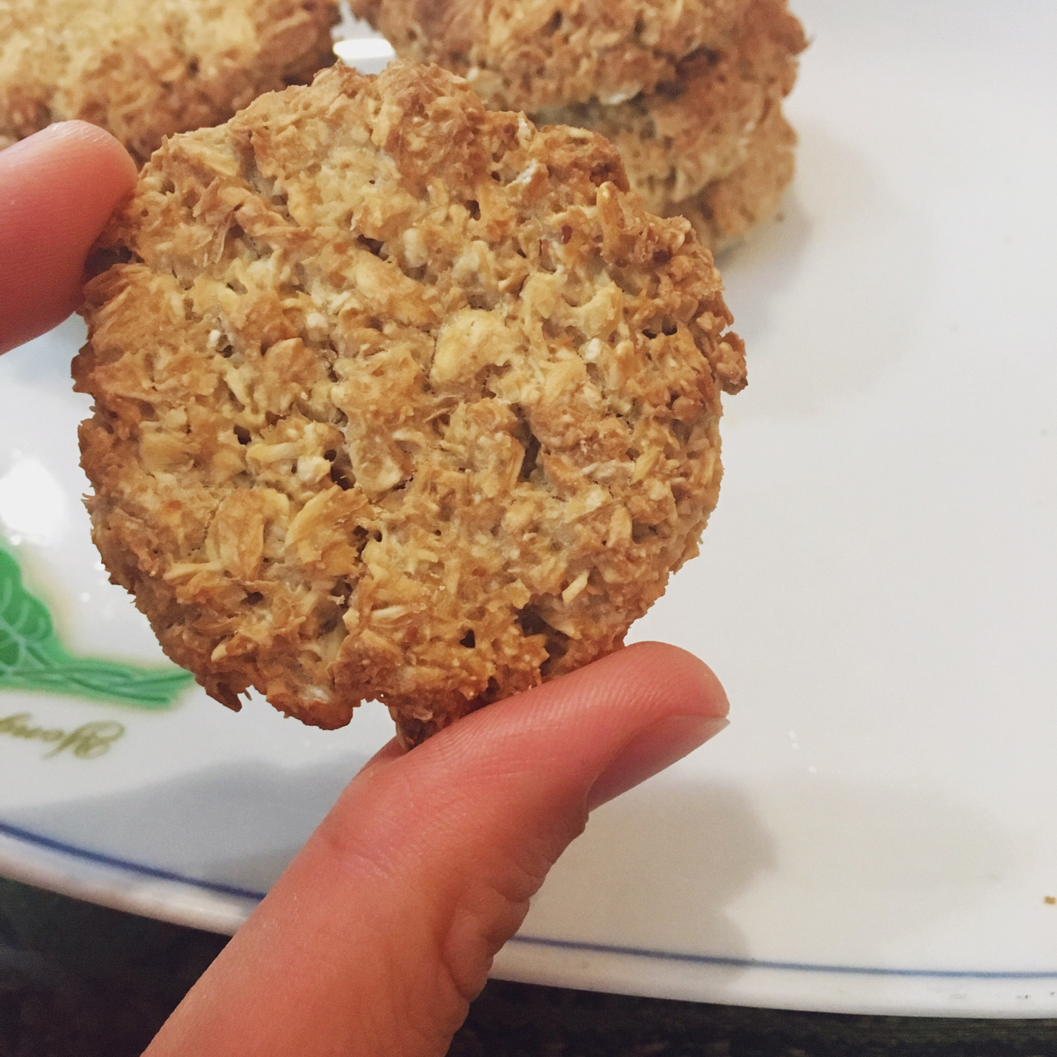 蜂蜜红糖燕麦饼干（无油）