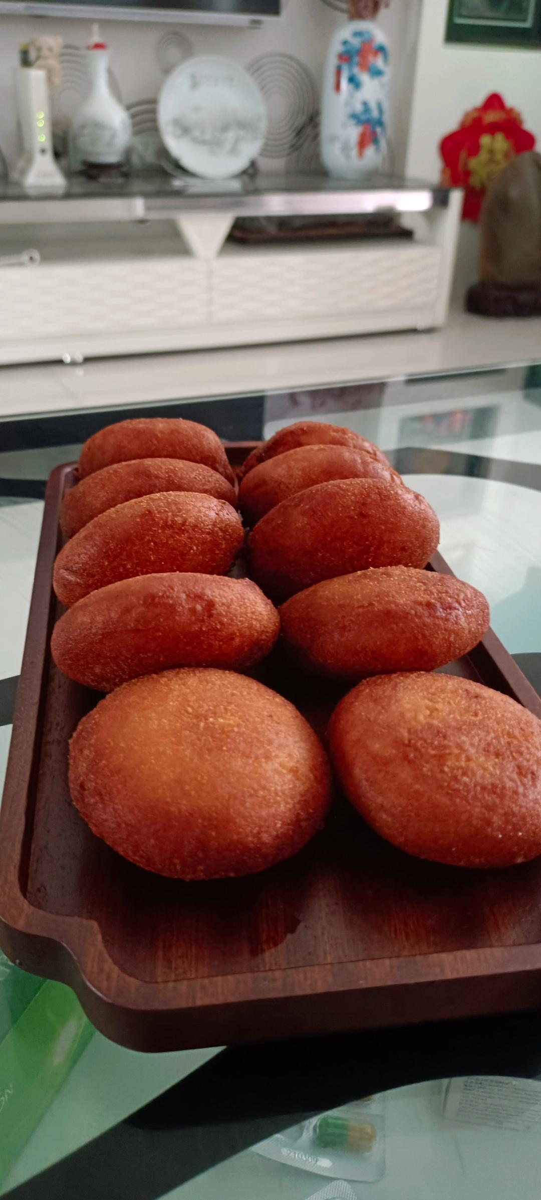 东北油炸糕（糯米粉豆沙馅儿）不翻车很简单