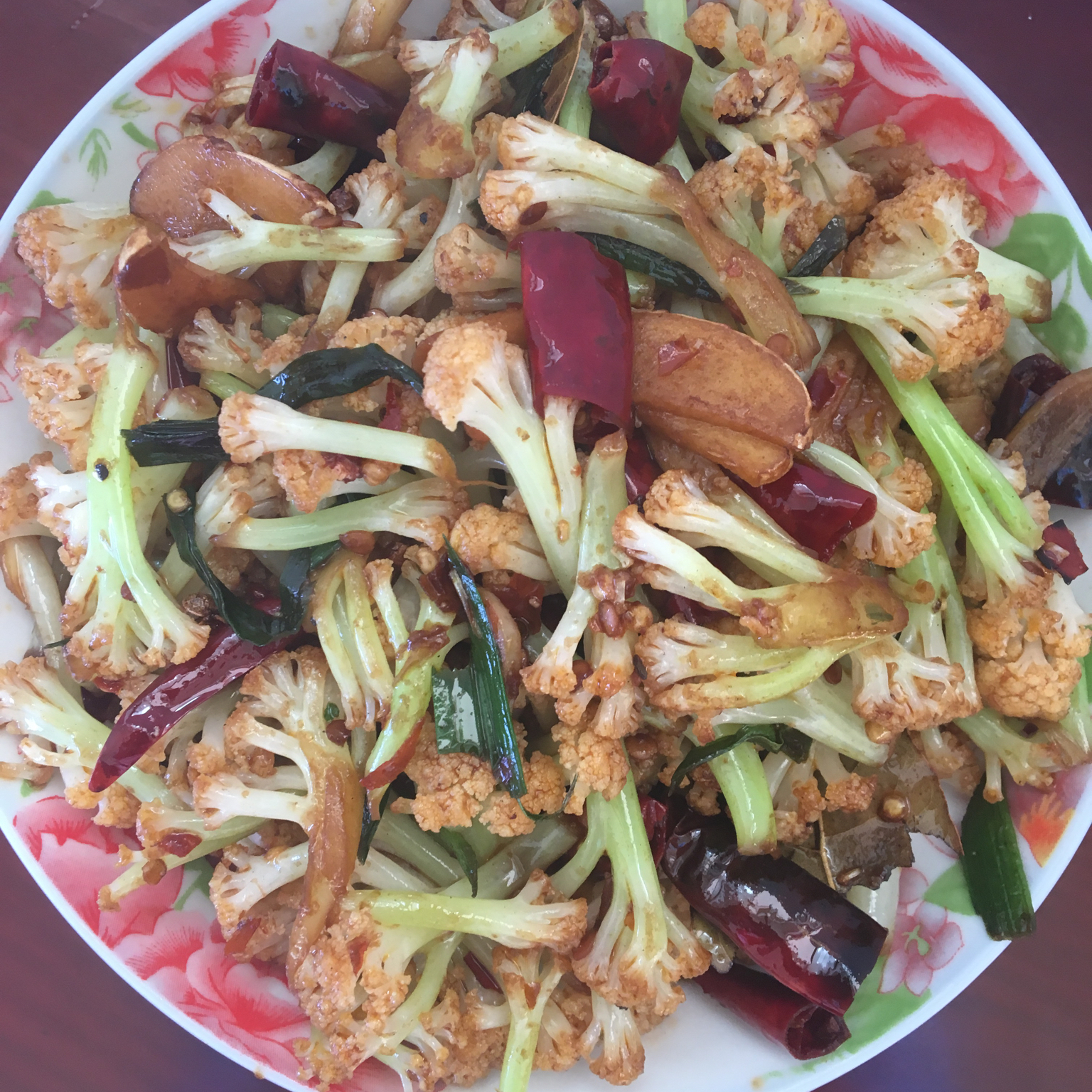 很“浪费”米饭的家常菜之一-------干锅菜花