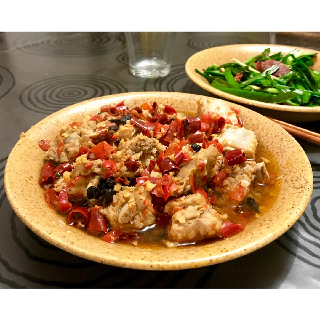 ［湘菜］豆豉剁椒蒸排骨