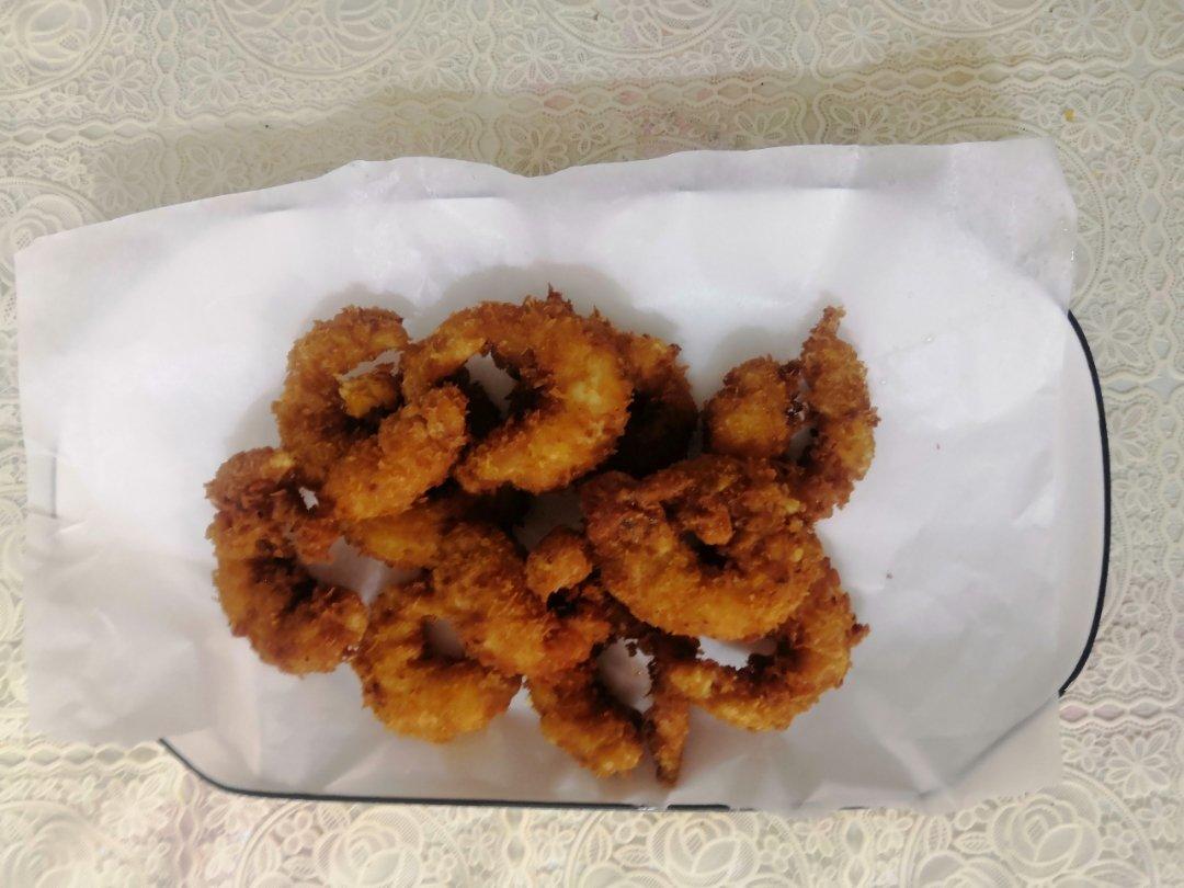 面包糠炸虾