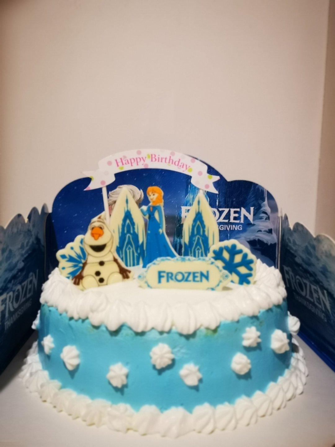 八寸戚风蛋糕（生日蛋糕坯）附六寸配单