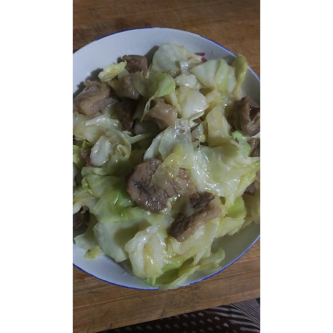 卷心菜炒肉