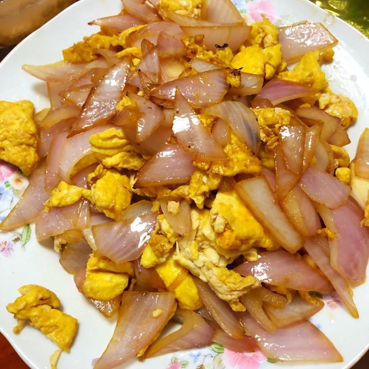 洋葱炒鸡蛋