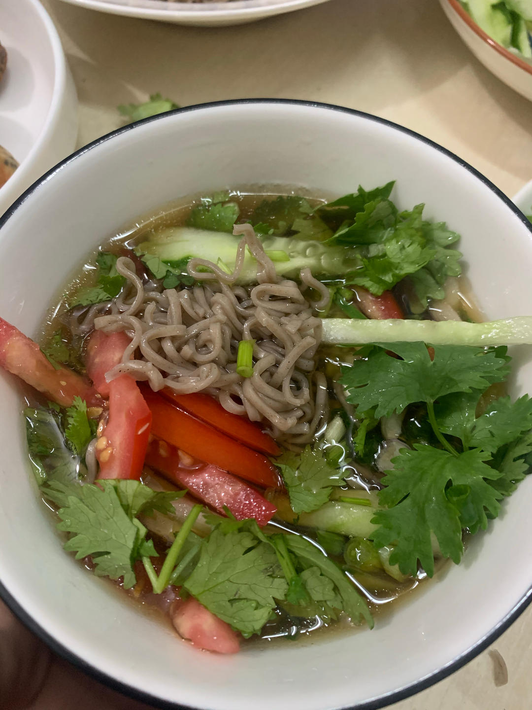 超简易荞麦冷面