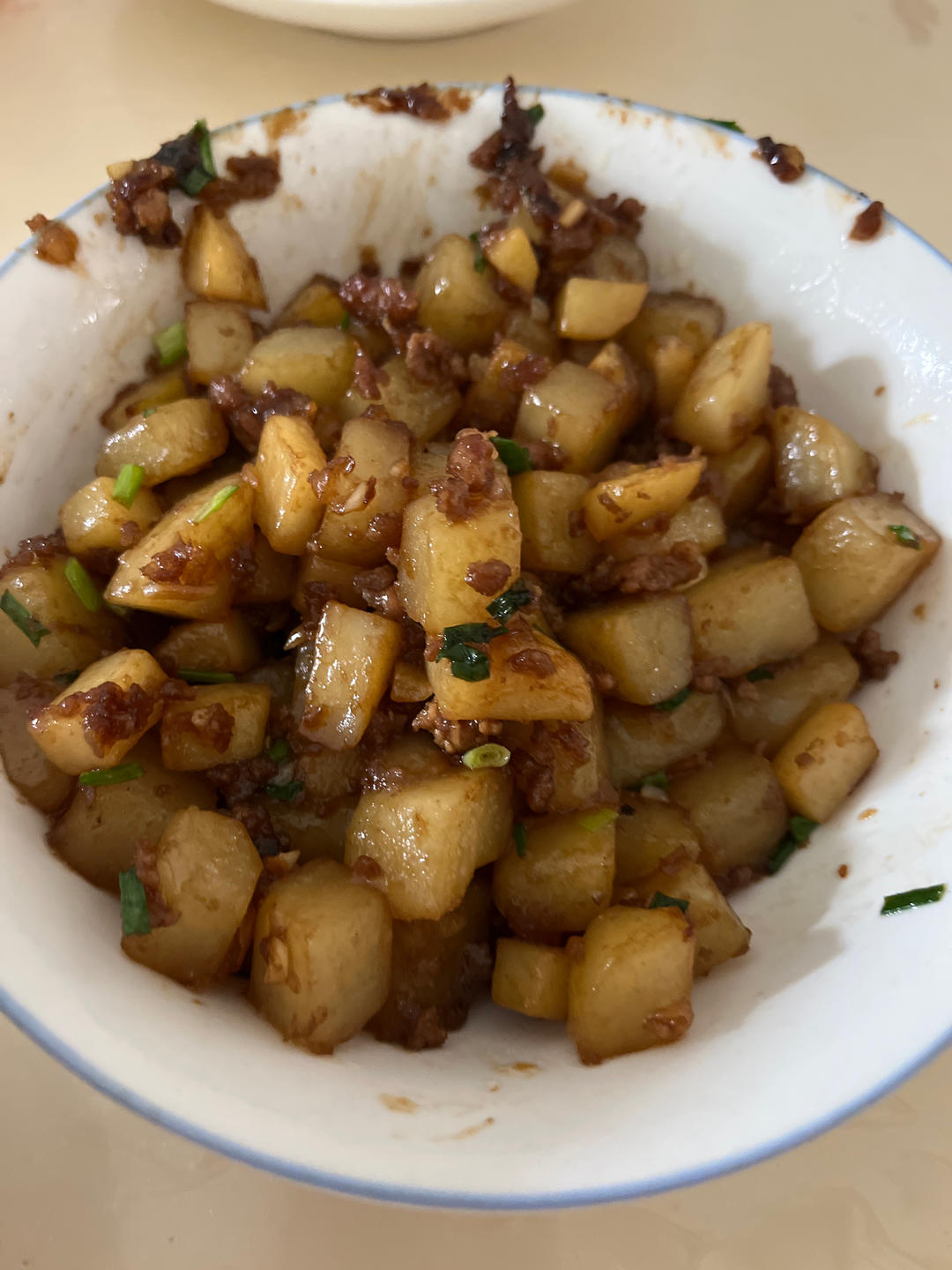 超级下饭的肉沫炒土豆！