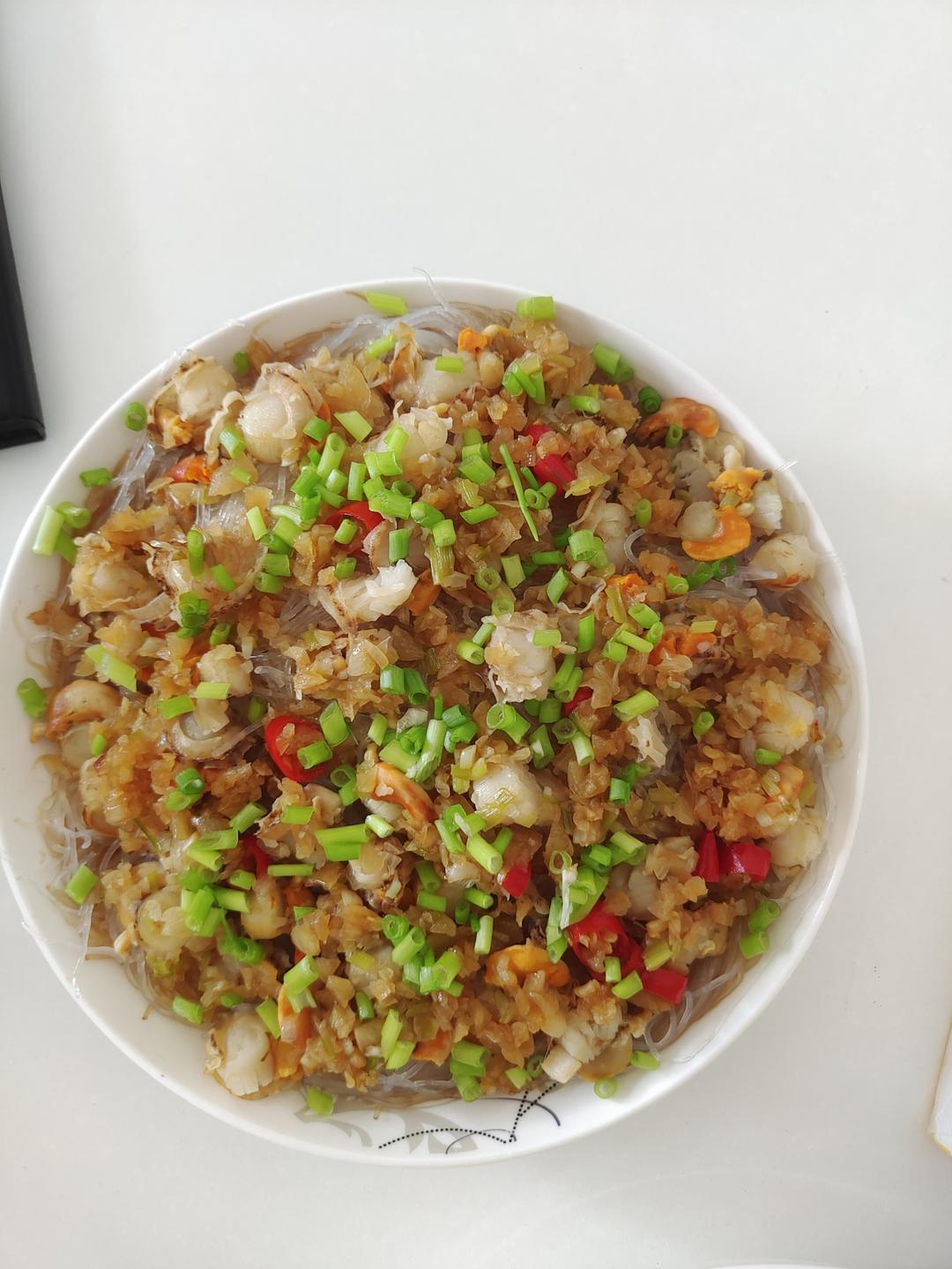 蒜蓉扇贝肉蒸粉丝