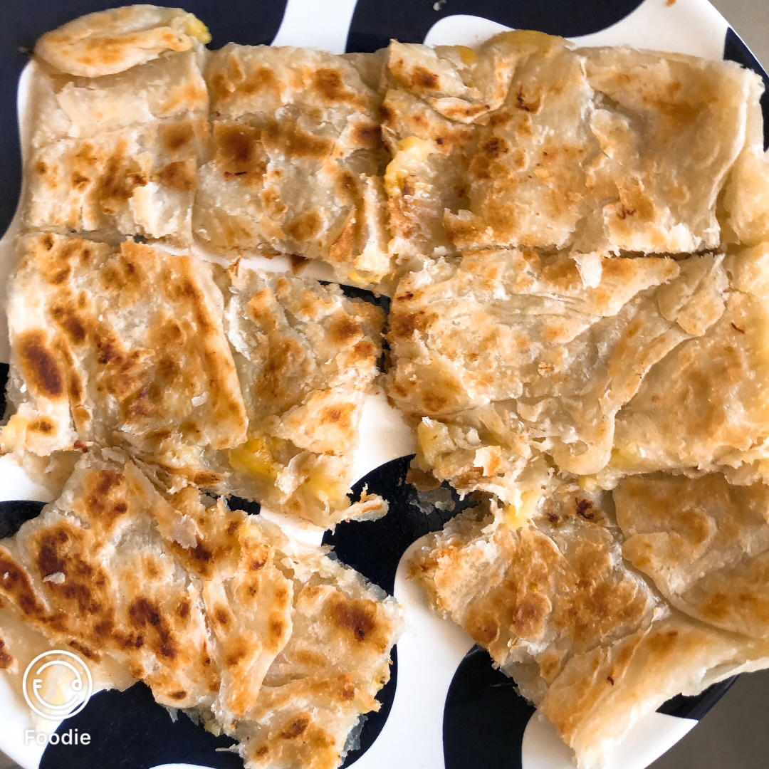 5分钟搞定超简易香蕉印度飞饼