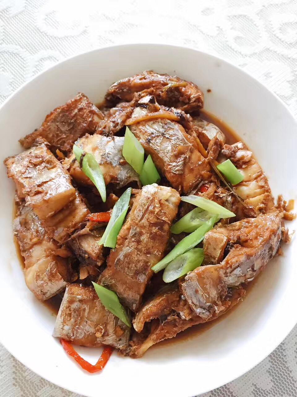 红烧带鱼（少油版）