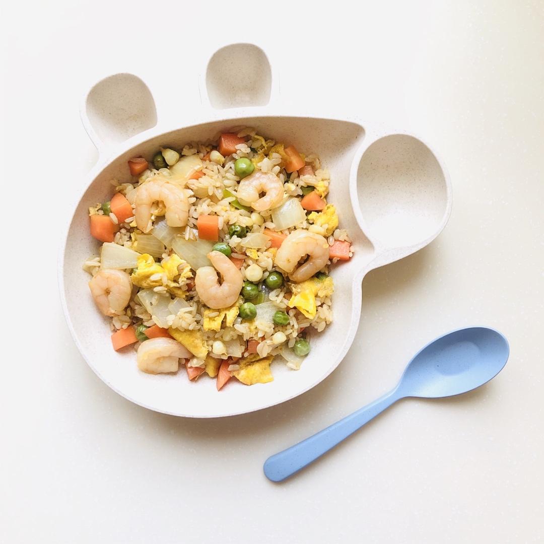 粒粒分明虾仁蛋炒饭