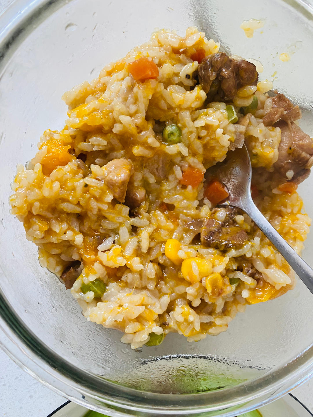 南瓜鸡肉饭
