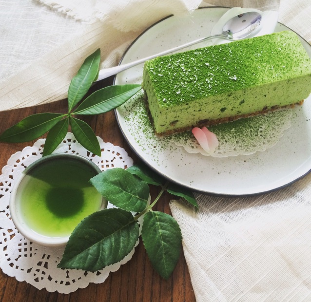 抹茶冻芝士蛋糕