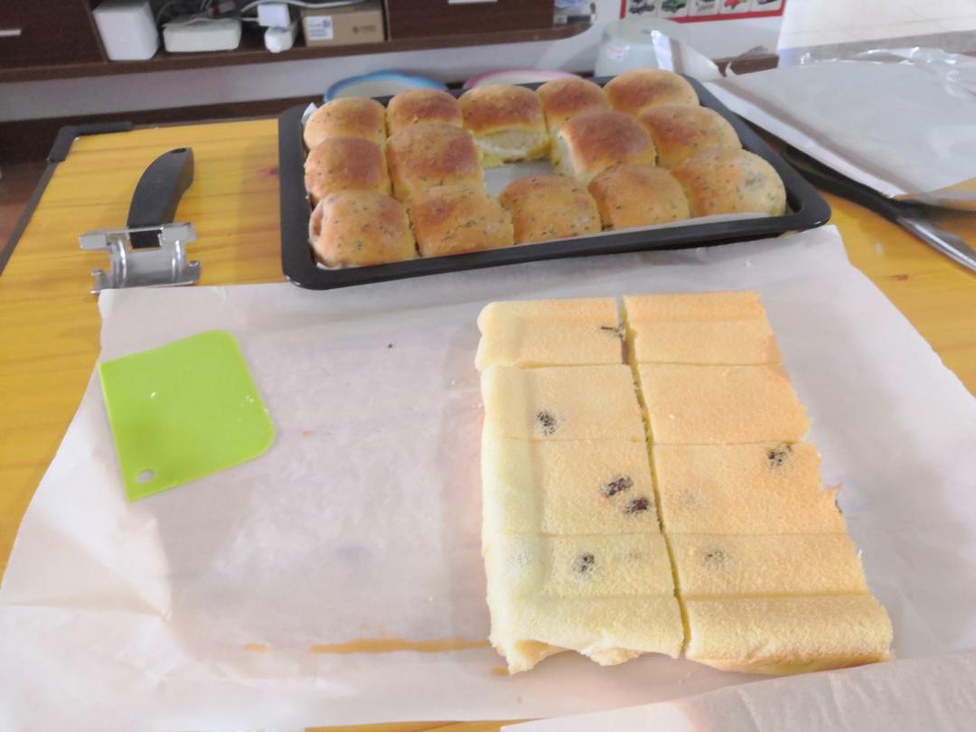 葱香肉松墨西哥面包（波兰种+烫种）